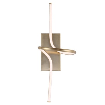 Sketch 9" Minimalist Metal Integrated LED Vanity Light Sconce - JONATHAN Y